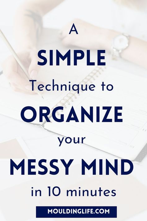 Don't let the mental clutter slow you down. Here is how to do a brain dump to increase your productivity. Tips to increase productivity | How to declutter your mind| Organize your thoughts| How to be productive - Productivity Tips| Brain Dump Ideas| How To Organize Your Mind, How To Organize Thoughts, How To Brain Dump, Brain Dump Ideas, Mind Dump, Mind Management, How To Be Productive, Mental Clutter, Dump Ideas