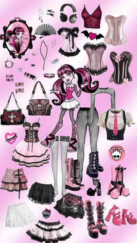 #monsterhigh #draculaura #outfit Draculaura Outfit, Draculaura Halloween Costume, Draculaura Halloween, Draculaura Costume, Monster High Halloween Costumes, Monster High Halloween, Monster High Costume, Classy Halloween Costumes, Hot Halloween Outfits