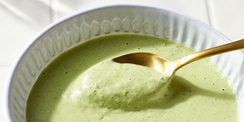 This green goddess dressing recipe is one of Chef John's favorite easy dips flavored with parsley, tarragon, chives, lemon, garlic, and rice vinegar. Goddess Dressing Recipe, Green Goddess Dip, Goddess Dressing, Green Goddess Dressing, Cilantro Lime Dressing, Food Wishes, Lime Dressing, Green Goddess, Retro Recipes