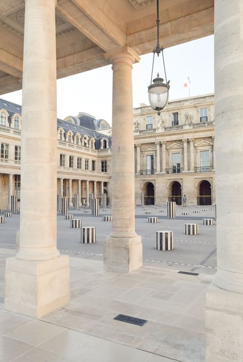 The Palais Royal is a former royal palace located in the 1st arrondissement of Paris. It’s one of... Vintage Palace Aesthetic, Palace Garden Royal, Palais Royale Paris, Paris Palais Royal, Paris Ideas, Vintage Palace, Palais Royal Paris, Grand Palais Paris, Beautiful Paris