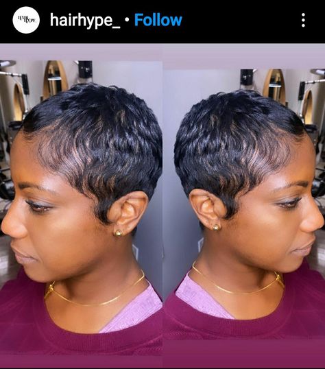 Short Short Pixie Black Women, Black Womens Short Hairstyles, Spiked Pixie Hairstyles Black Women, Short Haircuts For African American Women, Black Short Pixie Haircuts, Molded Pixie Black Women, African American Pixie Haircut, Micro Pixie Haircut Black Women, Flat Pixie Haircut For Black Women