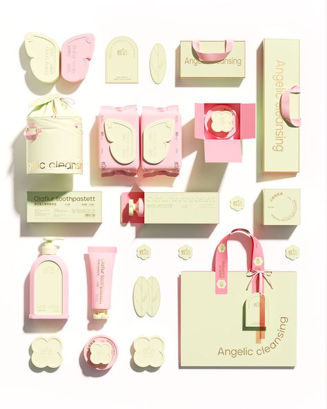 Logo Packaging Design, Packaging Idea, Baby Products Packaging, Packaging Ideas Business, Cosmetic Packaging Design, Palette Design, Skincare Packaging, Branding Design Packaging, Graphic Design Photoshop