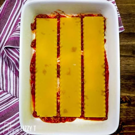 No Boil Lasagna Recipe, Easy Lasagna Recipe With Ricotta, Lasagna With Cottage Cheese, Lasagna With Ricotta, Homemade Lasagna Recipes, Lasagna Recipe With Ricotta, Classic Lasagna Recipe, Dishes Ideas, Oven Ready Lasagna