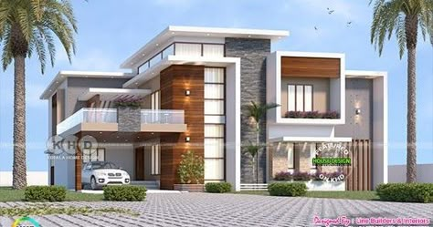 Bedroom Modern Contemporary, Modern Contemporary House, House Architecture Styles, Contemporary House Exterior, Modern Contemporary Homes, Kerala House Design, Modern Exterior House Designs, Duplex House Design, Modern Bungalow