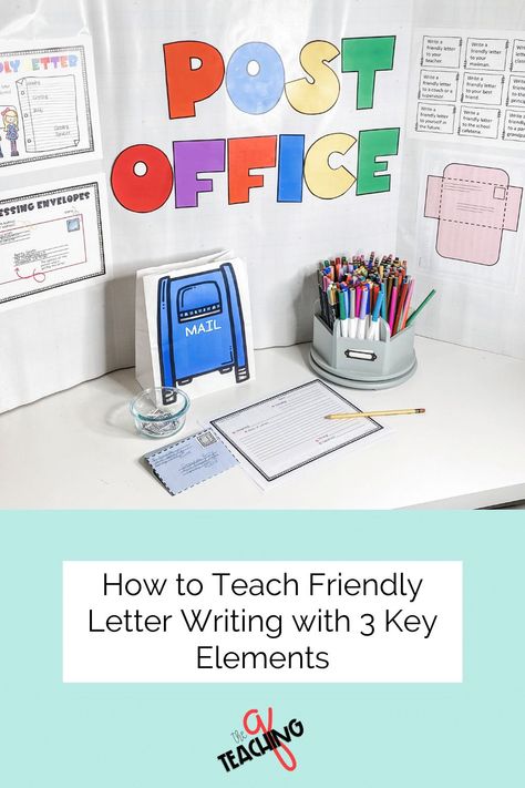 Letter Writing Grade 2, Letter Writing Second Grade, Letter Writing Station, Letter Writing Anchor Chart Second Grade, Friendly Letter Writing Activities, Writing A Friendly Letter 2nd Grade, Writing Station 2nd Grade, Letter Writing Anchor Chart, Letter Writing For Kids