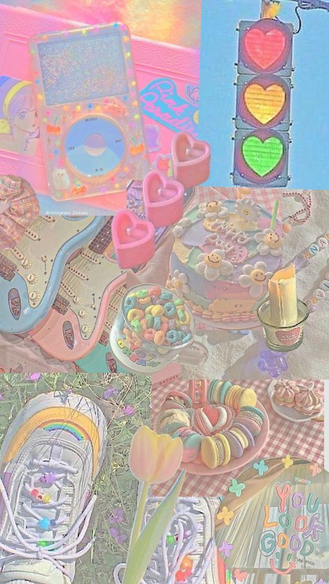 #astheticpics#pastel#preppy💕 Kidcore Pastel Aesthetic, Preppy Core Aesthetic, Pastel Kidcore Wallpaper, Pastel Core Aesthetic, Pastel Kidcore Aesthetic, Preppy Core, Pastel Rainbow Aesthetic, Pastel Core, Kidcore Wallpaper