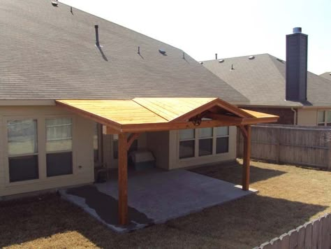 Attached To Fascia Archives - Hundt Patio Covers and Decks One Story Patio Cover, Detached Covered Deck, Diy Covered Deck Attached To House, Lean To Covered Patio, Deck With Roof Attached To House, Ranch House Patio Cover, Shed Roof With Gable, Flat Roof Patio Ideas, Gable End Porch Cover