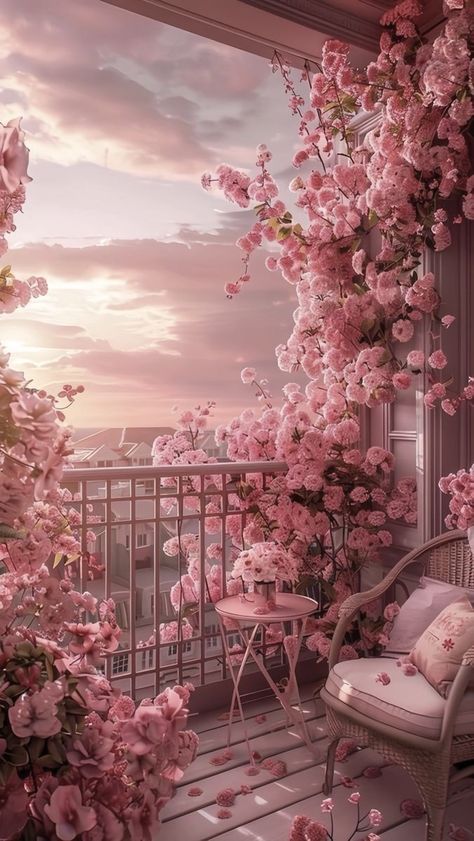 Pink Wallpaper Backgrounds, Pretty Phone Wallpaper, Pretty Landscapes, Flower Phone Wallpaper, Summer Wallpaper, Dreamy Art, Beautiful Backgrounds, Pretty Wallpapers Backgrounds, Photo Images