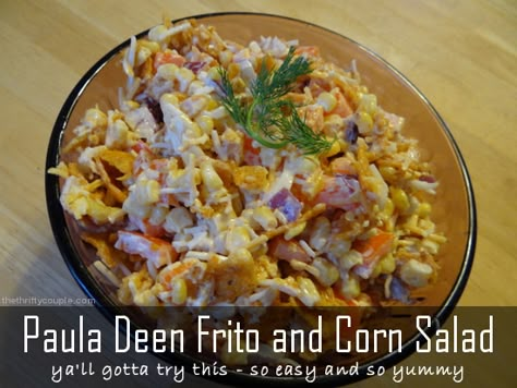 Frito Corn Salad, Corn Salad Recipe, Paula Dean, Paula Deen Recipes, Soup Appetizers, Corn Salad Recipes, Summer Foods, Recipes Salads, Corn Salad