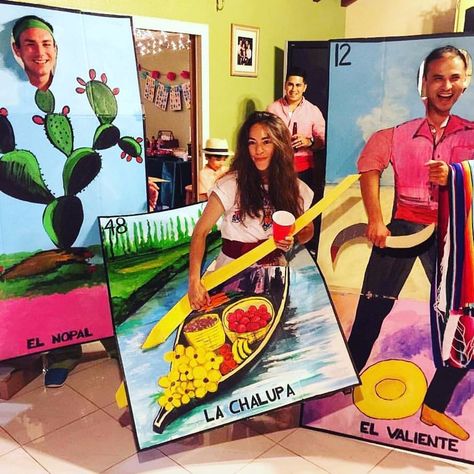 Loteria Costume, Loteria Party Ideas, Loteria Party, Mexican Party Invitation, Mexican Birthday Parties, Mexican Party Decorations, Mexican Fiesta Party, Mexican Birthday, Fiesta Theme Party