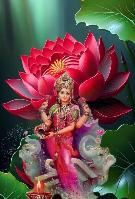 Gajalaxmi Images, Jai Laxmi Mata, Mahalakshmi Goddesses Hd Wallpaper, Mata Lakshmi, Maha Laxmi, Shakthi Devi, Lakshmi Maa, Laxmi Mata, Lakshmi Mata