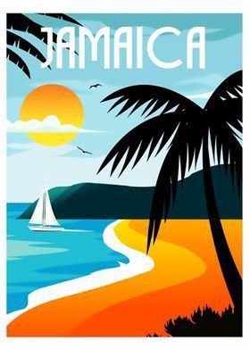 Get your free jamaican books click the visit below. Bermuda Island, Jamaican Art, Bermuda Travel, Jamaica Travel, Retro Travel Poster, Vector Portrait, Landscape Poster, Vintage Travel Posters, Vintage Graphics