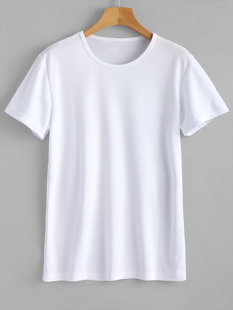 Make custom t shirts in seconds with this online t shirt mockup generator. Using t shirt mockups is the next step after creating some awesome t shirt designs. Online Shopping Clothes Women, Mock Up T Shirt, White Shirt Outfits, Plain White T Shirt, Clothing Mockup, Baby Art, T-shirts & Tank Tops, Workout Tshirts, Shirt Mockup