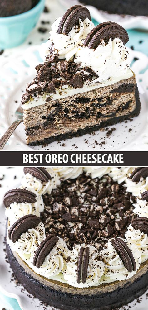 Oreo Crust For Cheesecake, Cheesecake Recipes Fancy, The Best Oreo Cheesecake, Amish Cheesecake, Cheesecake Recipes Oreo Crust, How To Make Oreo Cheesecake, Oreo Cheesecake Recipes Easy, Best Oreo Cheesecake Recipe, 9 Inch Cheesecake Recipe