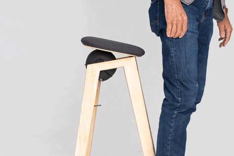 High Stool Design, Standing Chair, Workshop Stool, Standing Desk Chair, Ergonomic Stool, Unique Chairs Design, Adjustable Chair, Adjustable Computer Desk, Adjustable Chairs