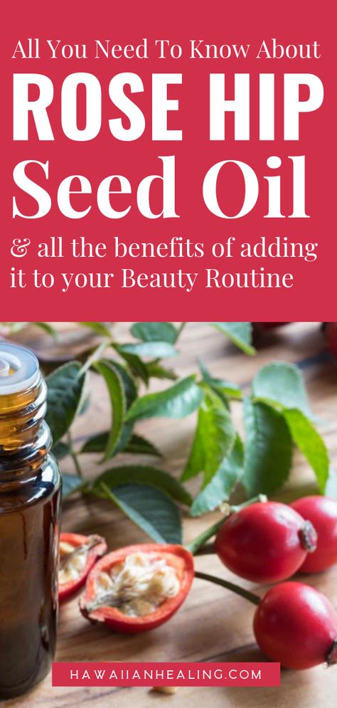 All you need to know about Rose Hip Seed Oil. Find out all the benefits of the Rose hip seed oil and why we include it to our organic beauty. Hawaiian Healing beauty products. #HawaiianHealing #beautyproducts #organicbeauty #skincare Rose Hip Seed Oil, Healing Skin, Organic Skin Care Routine, Natural Beauty Secrets, About Rose, Cream For Dry Skin, Natural Skin Care Routine, Best Beauty Tips, Oily Skin Care