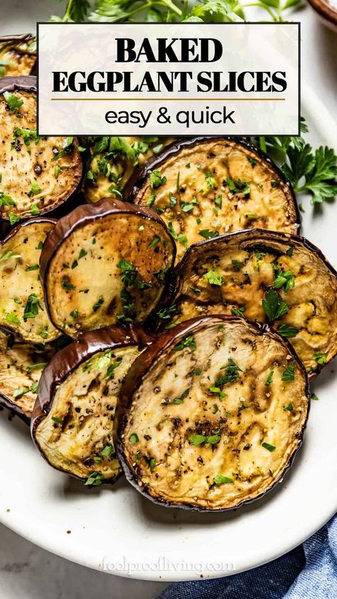 How To Bake Eggplant In Oven, Easy Healthy Eggplant Recipes, Eggplant Breaded Baked, Baking Eggplant In Oven, Oven Baked Eggplant Recipes, How To Cook Eggplant In Oven, Bake Eggplant Oven, Baked Aubergine Recipe, Eggplant Recipes Healthy Baked