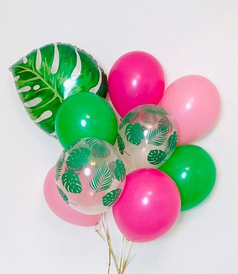 Pink Safari Party, Girl Safari Party, Safari Balloons, Pink Dinosaur Party, Safari Balloon, Girl Dinosaur Party, Jungle Balloons, Pink Safari, Dino Theme