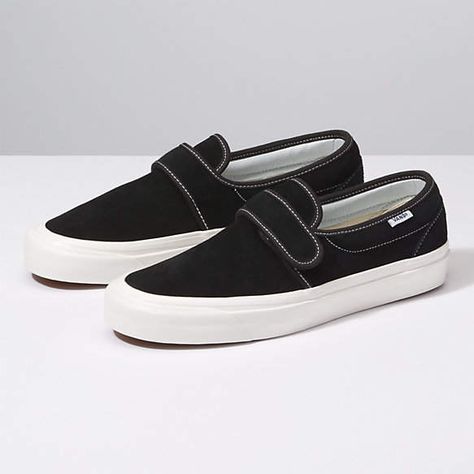 Anaheim Factory Slip-On 47 DX Vans Shoe, I'm Bored, Hype Shoes, Aesthetic Shoes, Long Sleeve Plaid Shirt, Vans Sneakers, Sneakers Men Fashion, Anaheim, Vans Classic Slip On Sneaker