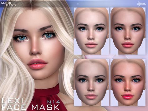 Sims 4 Facemask, Face Cc Sims 4, Cc Skin, Makeup Cc, Pale Face, Sims 4 Cc Makeup, Sims 4 Cc Skin, Sims 4 Cc Folder, Mod Girl