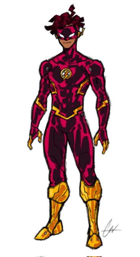 Speedster Suit Designs Oc, Superman Oc, Speedster Oc, Flash Redesign, Speedster Superhero, Dc Speedsters, Flash Family, Hero Design, Flash Comics