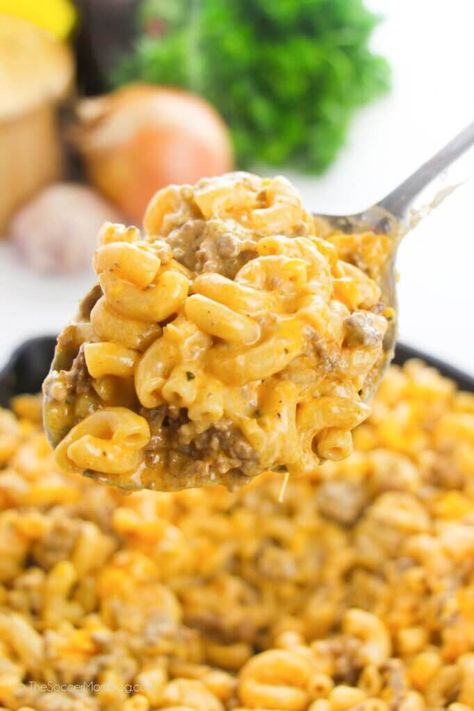 Cheese Burger Macaroni Easy Recipes, Mac And Cheese And Hamburger, Big Mac Mac And Cheese, Hamburger Meat And Macaroni Recipes, Cheesey Hamburger Mac, Cheeseburger Macaroni With Boxed Mac And Cheese, Easy Hamburger Mac And Cheese, Meaty Mac And Cheese, Cheeseburger Mac N Cheese