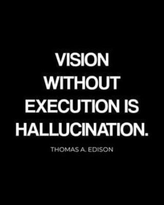 "A vision without execution is hullication" I'm sure Thomas Edison was not thinking about fashion and style when he made this statement. However, transforming your style from a dream to reality requires more than just a vision—it demands decisive action. Just as Thomas Edison's inventions stemmed from his unwavering commitment to execution, your personal style flourishes when paired with a strategic plan. 💫 #StyleGoals #FashionForward #VisionToReality #BookNow Poser Quotes, Thomas Edison Quotes, Edison Quotes, Thomas Edison, Life Quotes Love, Lesson Quotes, Intp, Self Quotes, Reminder Quotes