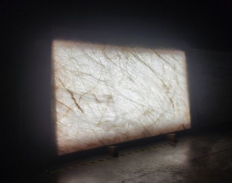 Cristallo Prime Quartzite Backlit Slab | Primestones #countertop #cristalloprime #cristalloprimequartzite #Honed #polished #leathered #stoneslab #naturalstone #kitchen #bathroom #stoneslabs #marble #quartzite #granite #porcelain #dolomite #quartz #onyx #materials #florida #primestones #HomeKitchens #CountertopMaterials #southflorida #Natural #backsplash #fullslab #backlit Backlit Marble, Natural Backsplash, Cabinet Inspiration, Engineered Stone, Countertop Materials, West Palm Beach, West Palm, South Florida, Kitchen Bathroom