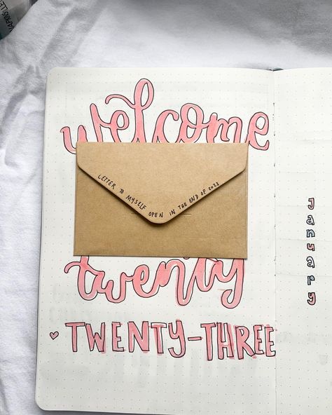 Welcome 2025 Bullet Journal, Goodbye Journal Ideas, Bujo Yearly Theme Ideas, Journaling Ideas New Year, 2024 Joirnal Ideas, Bujo Ideas January 2024, New Year 2024 Journal, Journal New Year Ideas, 2023 Bujo Cover Ideas