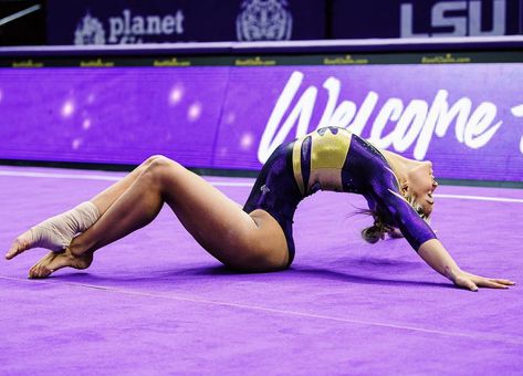 Gym 101, Lsu Gymnastics, Olivia Dunne, Alina Kabaeva, Gymnastics Floor, Gymnastics Competition, Gymnastics Gym, Gymnastics Poses, Gymnastics Photos