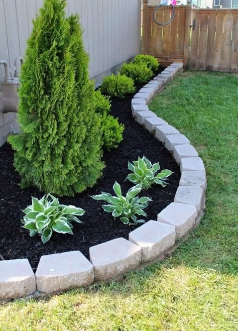 Cheap Landscaping Ideas, Modern Front Yard, Front Garden Landscape, Small Front Yard Landscaping, Easy Landscaping, Landscape Designs, Have Inspiration, Front House Landscaping, Home Landscaping