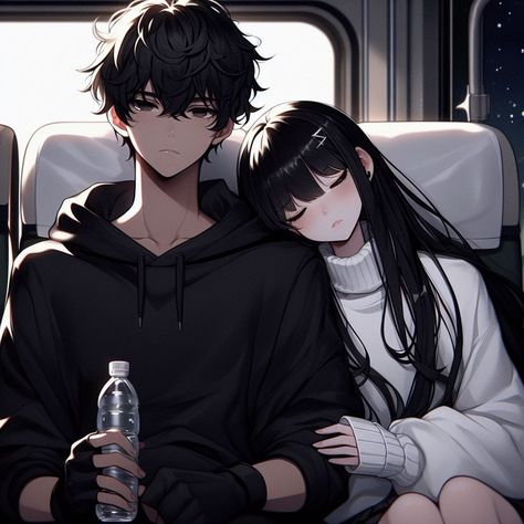 Cute Cuddles Anime Couple, Anime Couples Cuddling, Female Anime Characters, Gamer Couple, Boy And Girl Friendship, Best Romance Anime, Dark Fantasy Artwork, Fantasy Animals, Anime Friendship