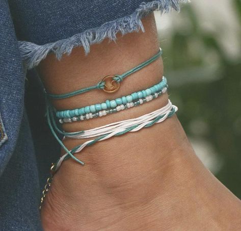 Braided Waves, Foot Bracelet, Multicolor Jewelry, Daily Wear Jewellery, Beaded Ankle, Summer Anklets, Boho Layering, Ankle Jewelry, Beach Anklets