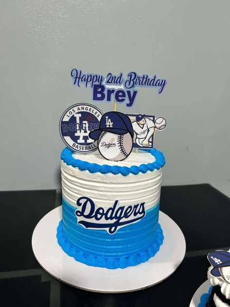 Dodgers Cake, La Dodgers Baseball, Dodgers Baseball, Happy 2nd Birthday, Cake Decor, Gluten Free Dairy Free, 2nd Birthday, Birthday Ideas, Dairy Free