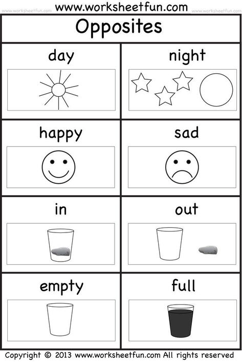 Nursery Worksheets Pdf Two Year Old Worksheets, Opposites Preschool, Ide Jurnal, Opposites Worksheet, Ray Ray, Rosie Posie, Free Preschool Worksheets, Free Kindergarten Worksheets, Printable Preschool Worksheets