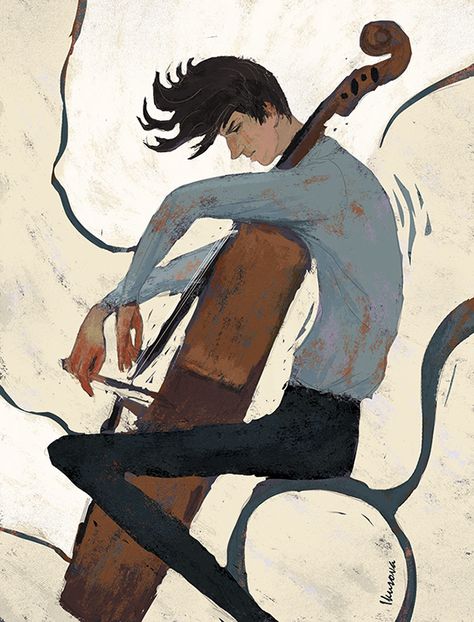 Cellist Drawing, Cello Wallpapers, Cello Drawing, Surprise Shawty, Musician Drawing, Cello Painting, Cello Aesthetic, Musician Illustration, Cello Art