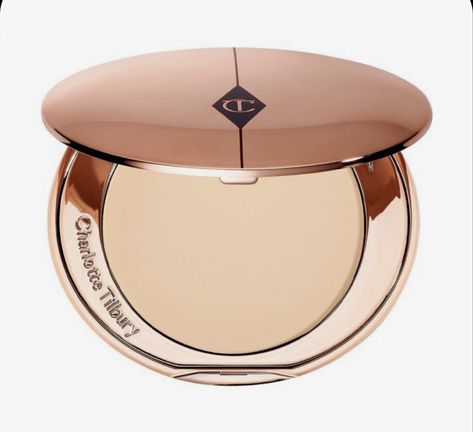 Powder Setting, Charlotte Tilbury Airbrush Flawless, Koleksi Makeup, Alat Makeup, Makeup Bag Essentials, Makeup List, Smink Inspiration, Makeup Needs, Makeup Tricks