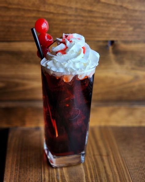 Dr Pepper Cocktail, Cherry Whip, Dr Pepper Drink, Dirty Dr Pepper, Pepper Cocktail, Drink Of The Day, Hard Drinks, Mixed Drinks Alcohol, Whip Cream