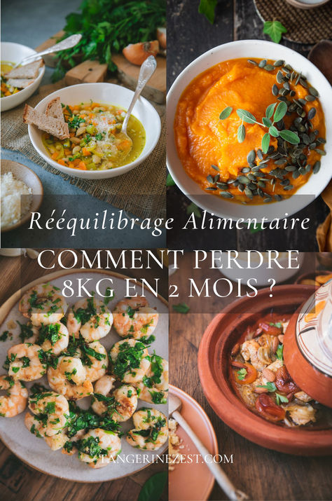 Rééquilibrage alimentaire – Comment perdre 8 kg en 2 mois ? Hypocaloric Diet, Plat Healthy, Menu Healthy, Balanced Diet Plan, Healthy Mood, Balanced Meals, Healthy Meal Plans, Healthy Eating Tips, Nutrition Advice