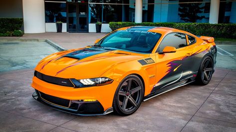 What could be better than buying a Saleen Mustang? How about winning Steve Saleen’s personal, one-off 2019 Saleen Mustang S302 Black Label, Blazing Fury? Mustang Design, Ford Mustang Saleen, Saleen Mustang, Cool Truck Accessories, Mustang Gt500, Lowrider Cars, Cars Muscle, Awesome Cars, Car Museum