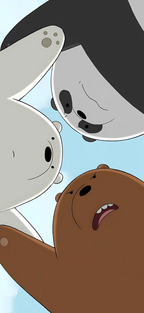 Wallpapers We Bare Bears, We Bare Bear, Ice Bear We Bare Bears, We Bare Bears Wallpapers, Ice Bears, Wallpaper Doodle, Cute Galaxy Wallpaper, Book Wallpaper, Cartoon Character Pictures