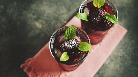 Blackberry Moonshine Recipe Blackberry Moonshine, Moonshine Cocktails, Moonshine Recipe, Blackberry Recipes, Moonshine Recipes, Grain Alcohol, Fresh Mint, The South, Blackberry