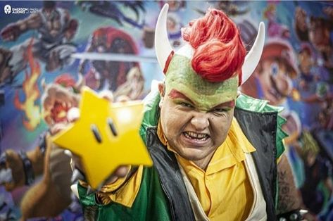 Bowser Makeup, Couple Cosplay, Fantasias Halloween, Amazing Cosplay, Of Ideas, Costume Ideas, Halloween, Makeup, Pins