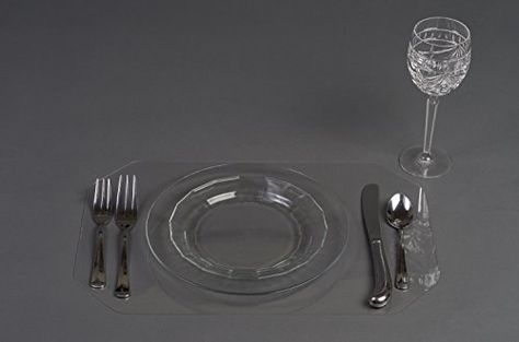 CounterArt Clear Acrylic Placemat Set of 2 *** For more information, visit image link.(It is Amazon affiliate link) Acrylic Placemats, Room Accessories, Place Mats, Placemat Sets, Table Set, Amazon Affiliate, Dining Table In Kitchen, Clear Acrylic, Easy Cleaning