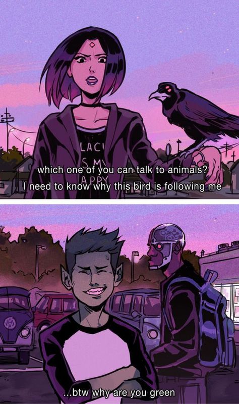 Raven and Beastboy meeting Gabriel Picolo Blue Beetle, Beastboy And Raven Gabriel Picolo, Raven And Beastboy Fanart Cute, Raven X Beastboy Comics, Teen Titans Go Raven X Beastboy, Gabriel Picolo Raven, Raven Picolo, Beastboy And Raven Wallpaper, Bb X Raven