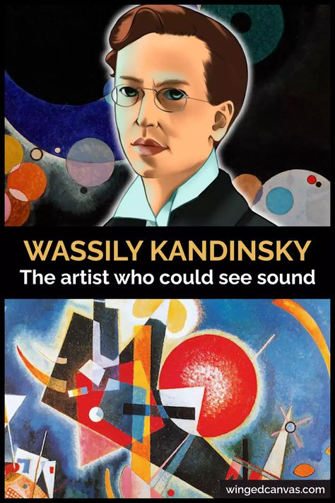 Kandinsky: the Abstract Artist Who Could See Music | Winged Canvas Blog Kandinsky Paintings, Kandinsky Art For Kids, Kadinsky For Kids, Wassily Kandinsky For Kids, Kandinsky Art Lesson Middle School, Kandinsky Music Art Lesson, Kandinsky Kids, Kandinsky For Kids, Bauhaus Art Paintings Wassily Kandinsky