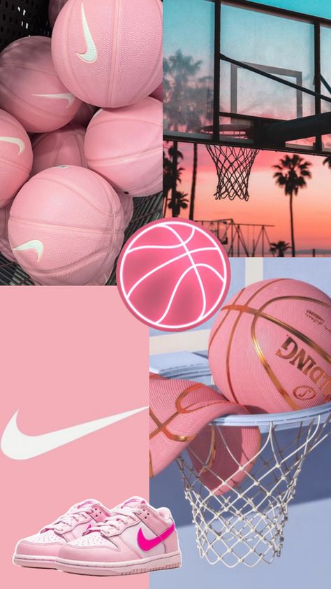 Pink Basketball Wallpaper, Pink Walpaper, Pink Basketball, Retro Wallpaper Iphone, Wallpaper Girly, Basketball Photography, Basketball Wallpaper, Pink Theme, Iphone Wallpaper Girly