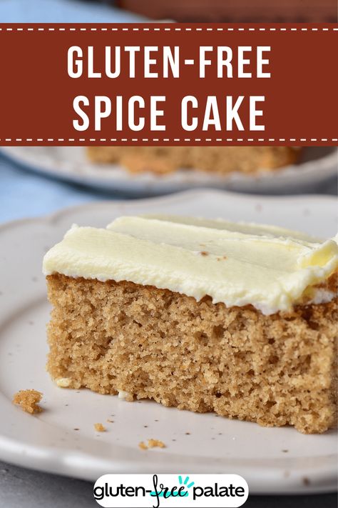 This gluten-free spice cake is a warm and comforting dessert that's perfect for fall, winter, and any time of the year too! It's a delicious blend of warm spices. Gluten Free Spice Cake Recipe, Spice Cake Mix Recipes, Moldy Bread, Gluten Free Pumpkin Cake, Gluten Free Spices, Spice Cake Recipe, Gluten Free Cake Mixes, Gluten Free Pumpkin Spice, Spice Cake Recipes