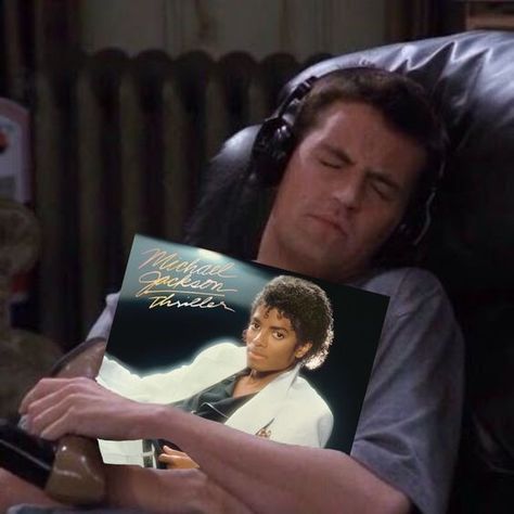 Thriller Aesthetic Michael Jackson, Michael Jackson Thriller Aesthetic, Chandler Holding Album Cover, Michael Jackson Reaction Pic, Michael Jackson Mood, Michael Jackson Icons, Thriller Michael Jackson, Thriller Album, Michael Jackson Meme