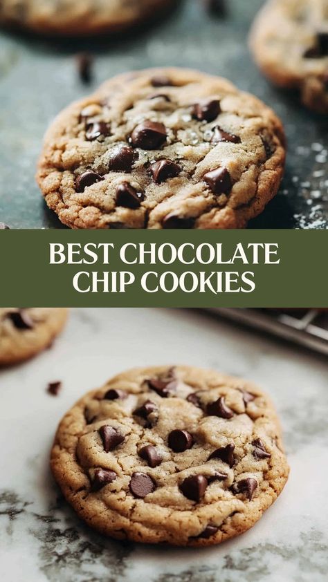 Soft, chewy, and packed with melty chocolate chips, these cookies are a classic for a reason. The Best Chocolate Chip Cookies will quickly become your go-to sweet treat! 🍪🍫💖 #BestChocolateChipCookies #CookiePerfection #MeltyChocolateMagic #ChewyAndDelicious #SweetIndulgence #ClassicCookies #DessertGoals #HomemadeHappiness #BakingBliss #CookieLove 🍪 Chocolate Chip Cookies Recipe Using Melted Butter, Chocolate Chip Cookies Cake Flour, Chewiest Chocolate Chip Cookies, Daphne Oz Chocolate Chip Cookies, Crumble Cookie Chocolate Chip Cookies, Chocolate Bottom Cookies, Cookie Recipes Chocolate Chip Easy, Big Batch Chocolate Chip Cookies, Chewy Cookies Chocolate Chip